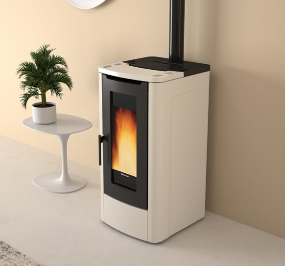 Teorema Plus 5.0 - La Nordica Extraflame - Stufa a Pellet Canalizzata - 12 kW, 344 m³